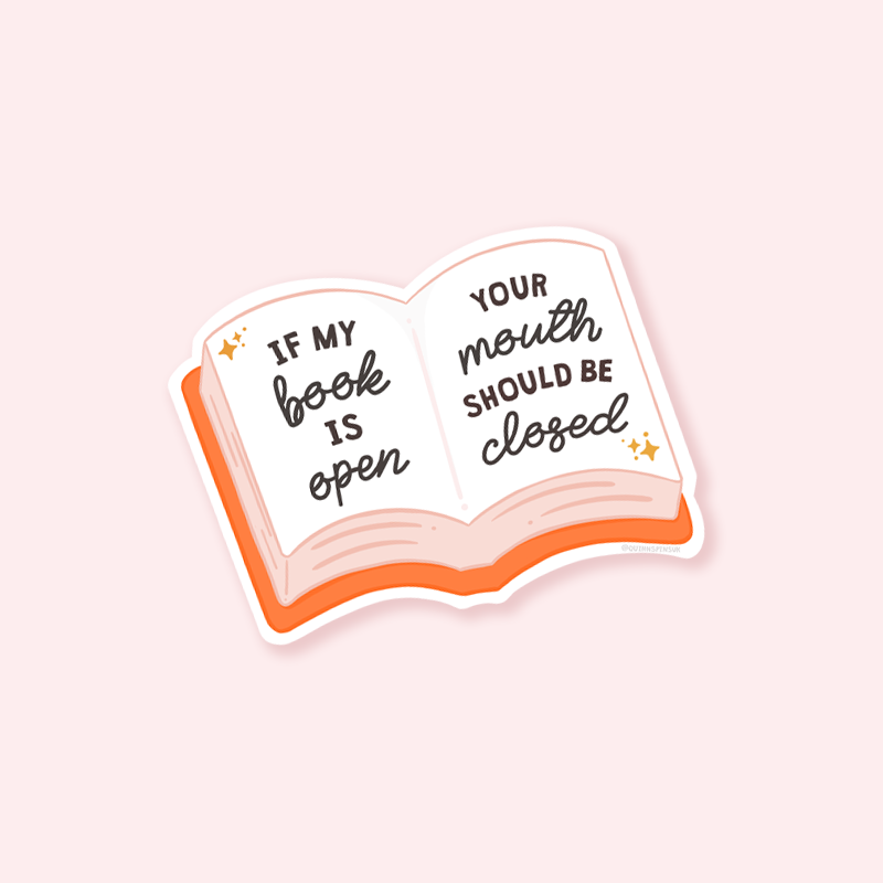 Book Reader Sticker