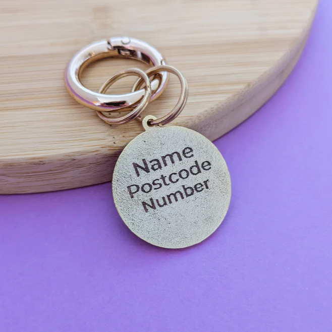 Always Tired Personalised Dog Tag