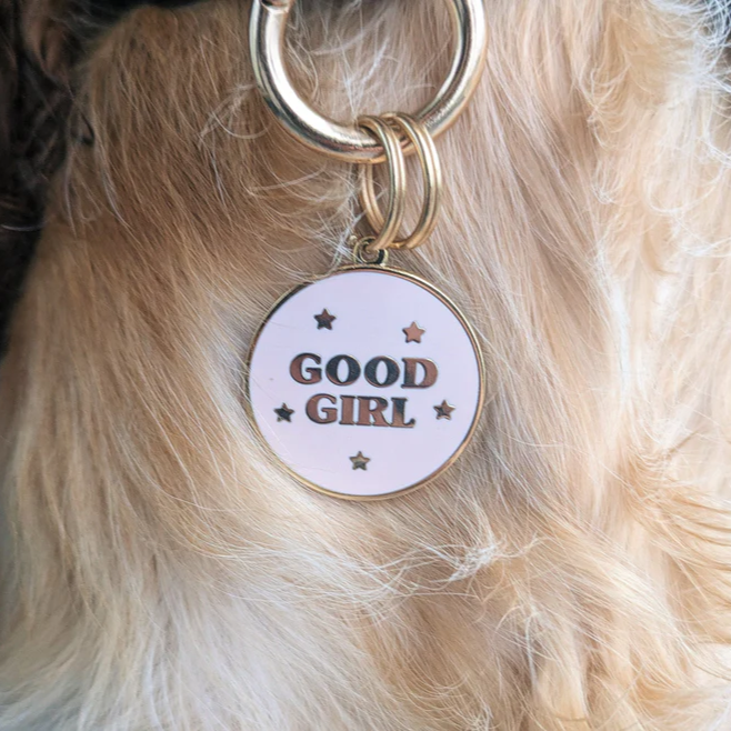 Good Girl Custom Engraved Dog Tag