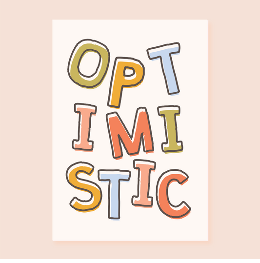 colourful a5 mental health print