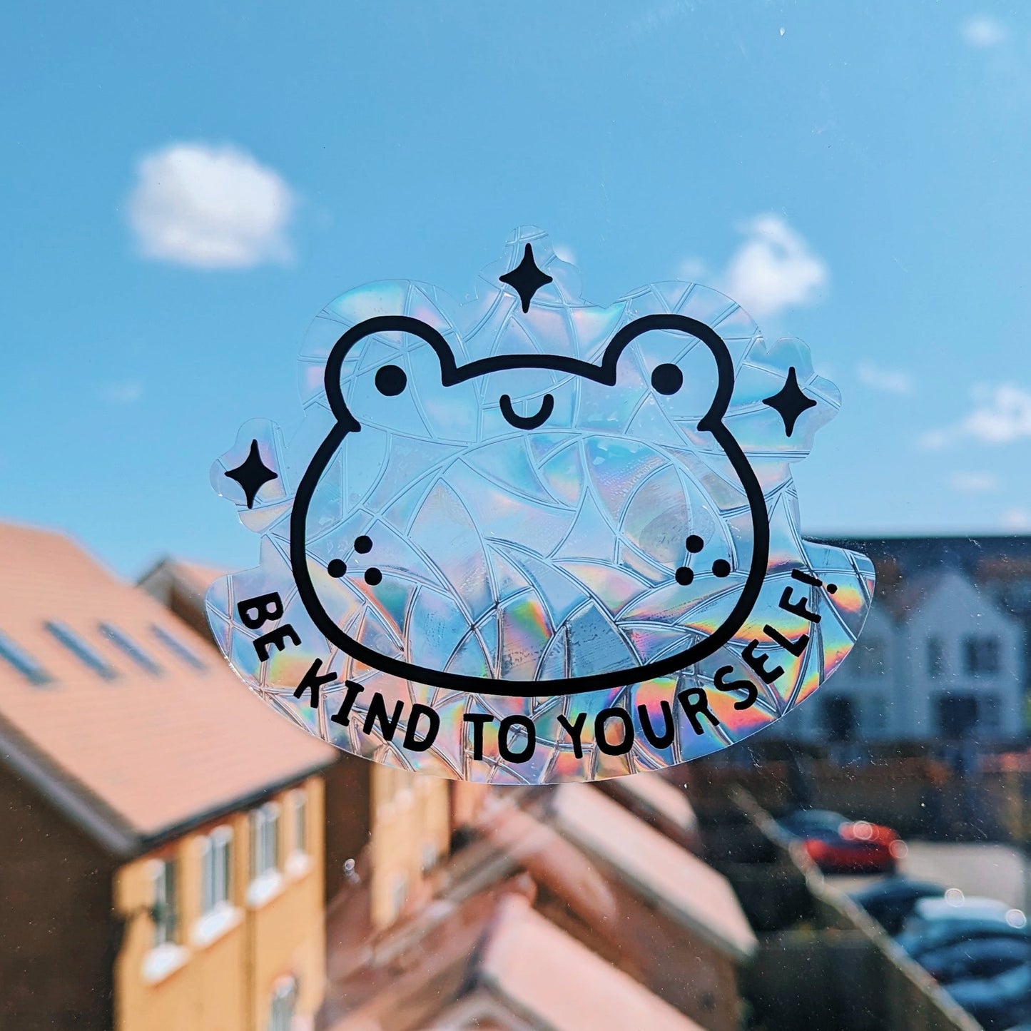 frog suncatcher sticker