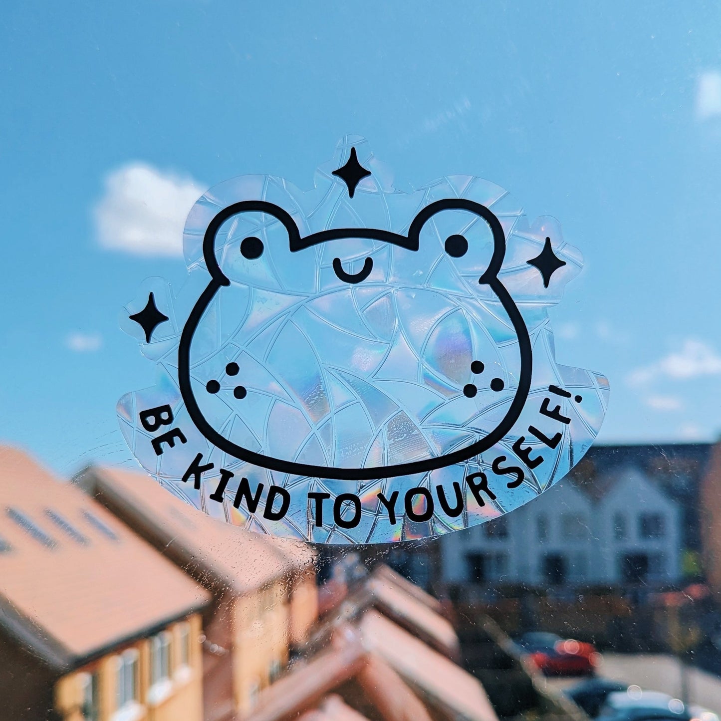 frog suncatcher sticker