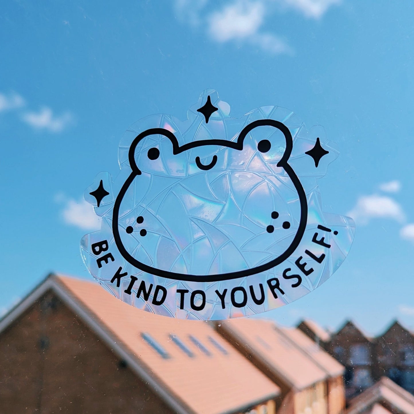 frog suncatcher sticker