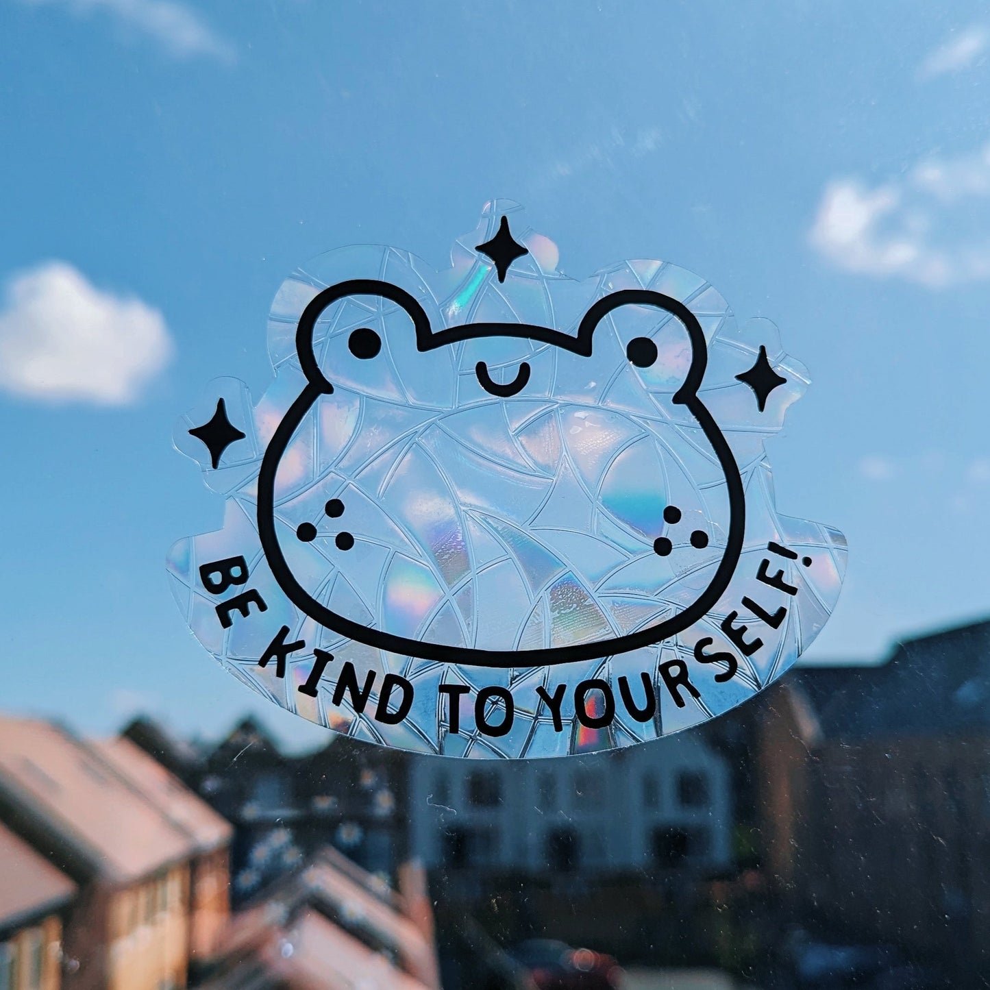 frog suncatcher sticker