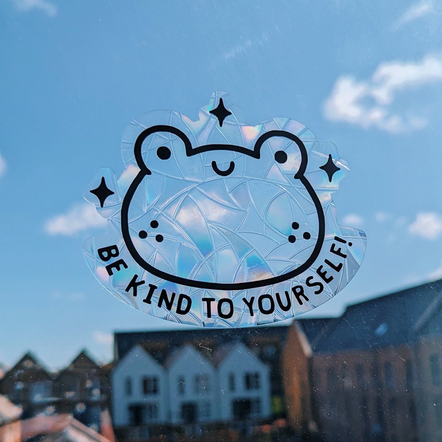 frog suncatcher sticker