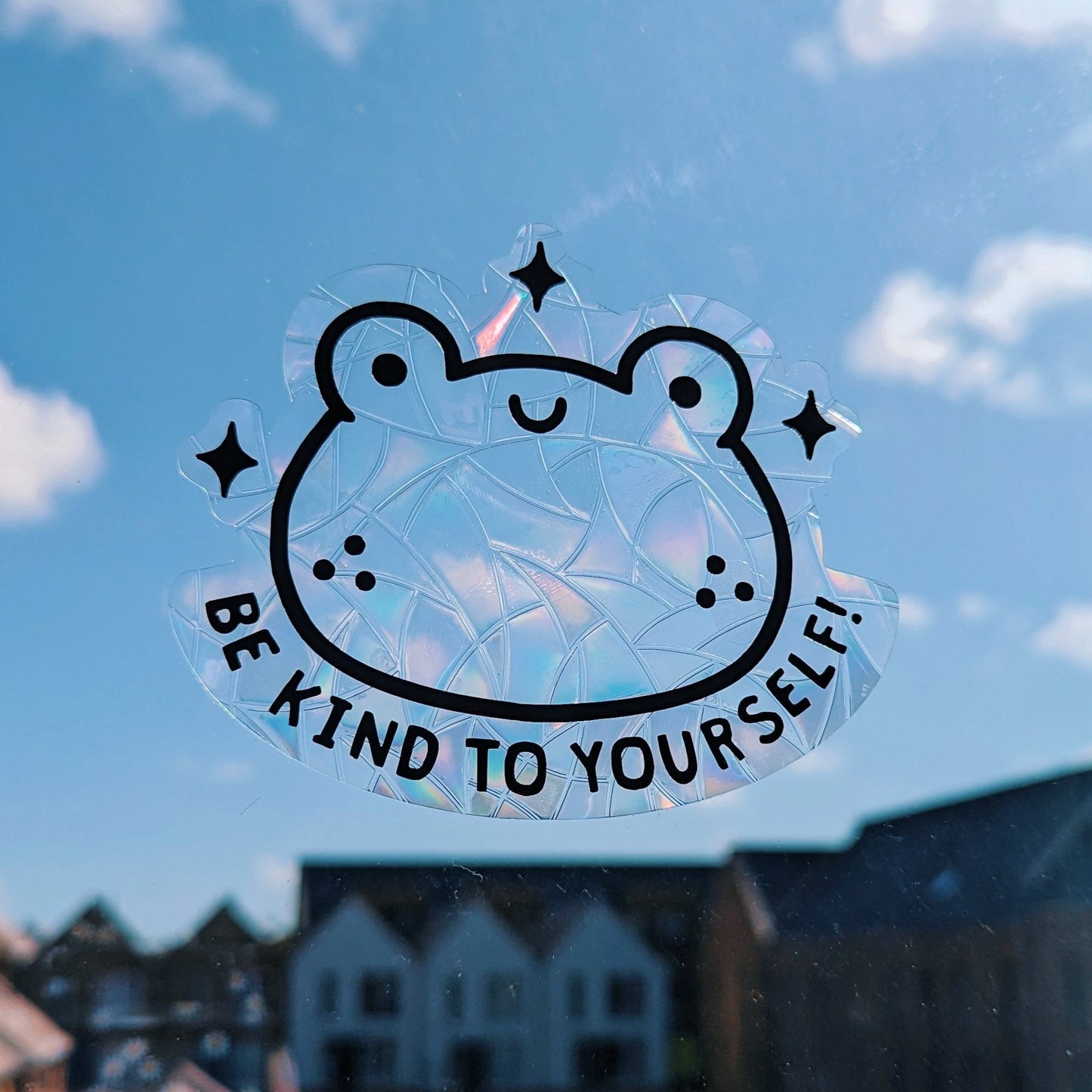 frog suncatcher sticker