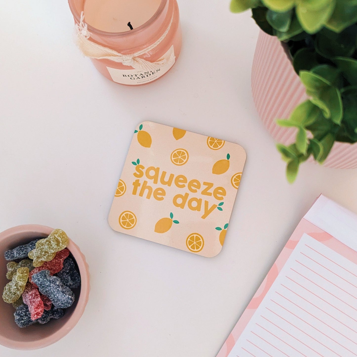lemon coaster