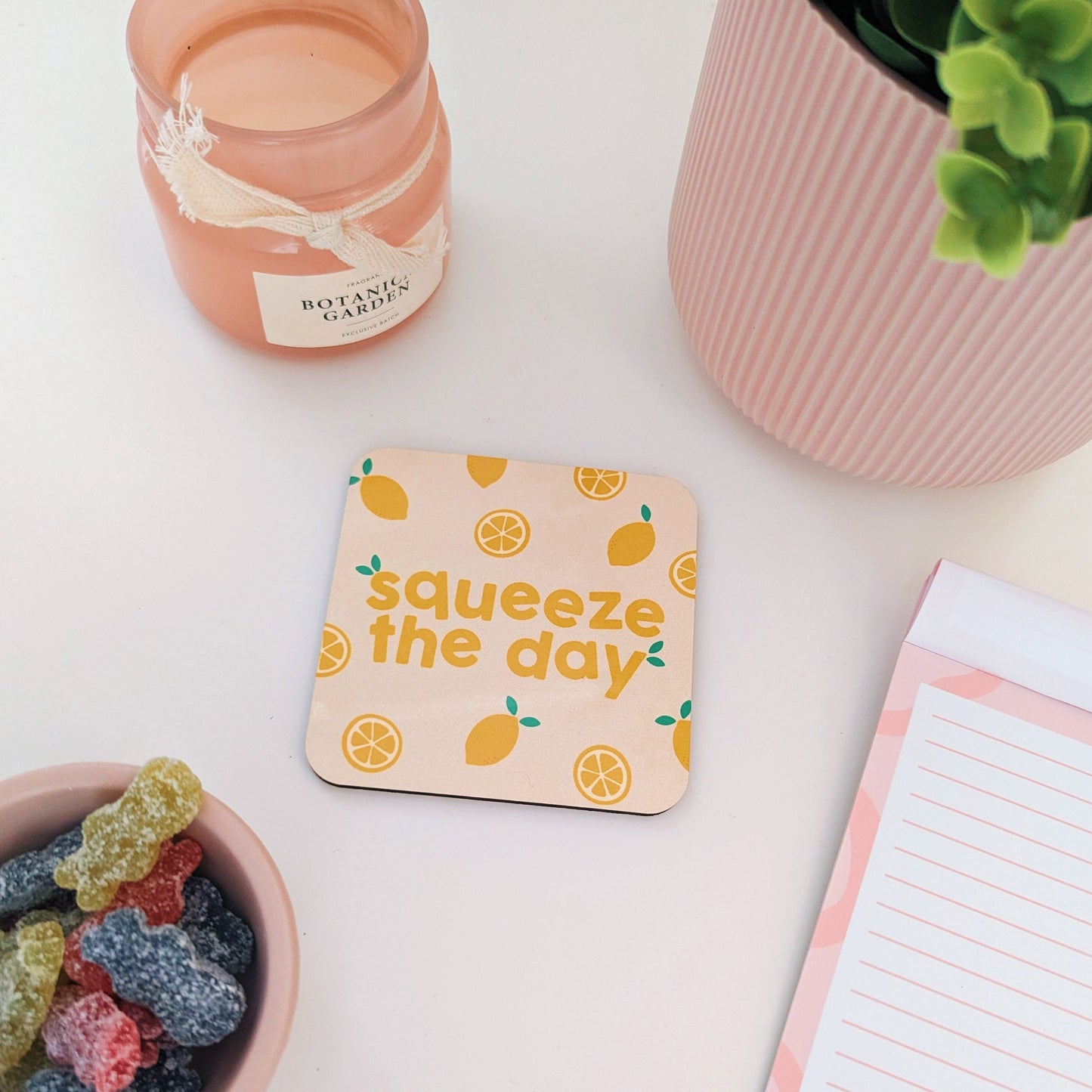 lemon coaster