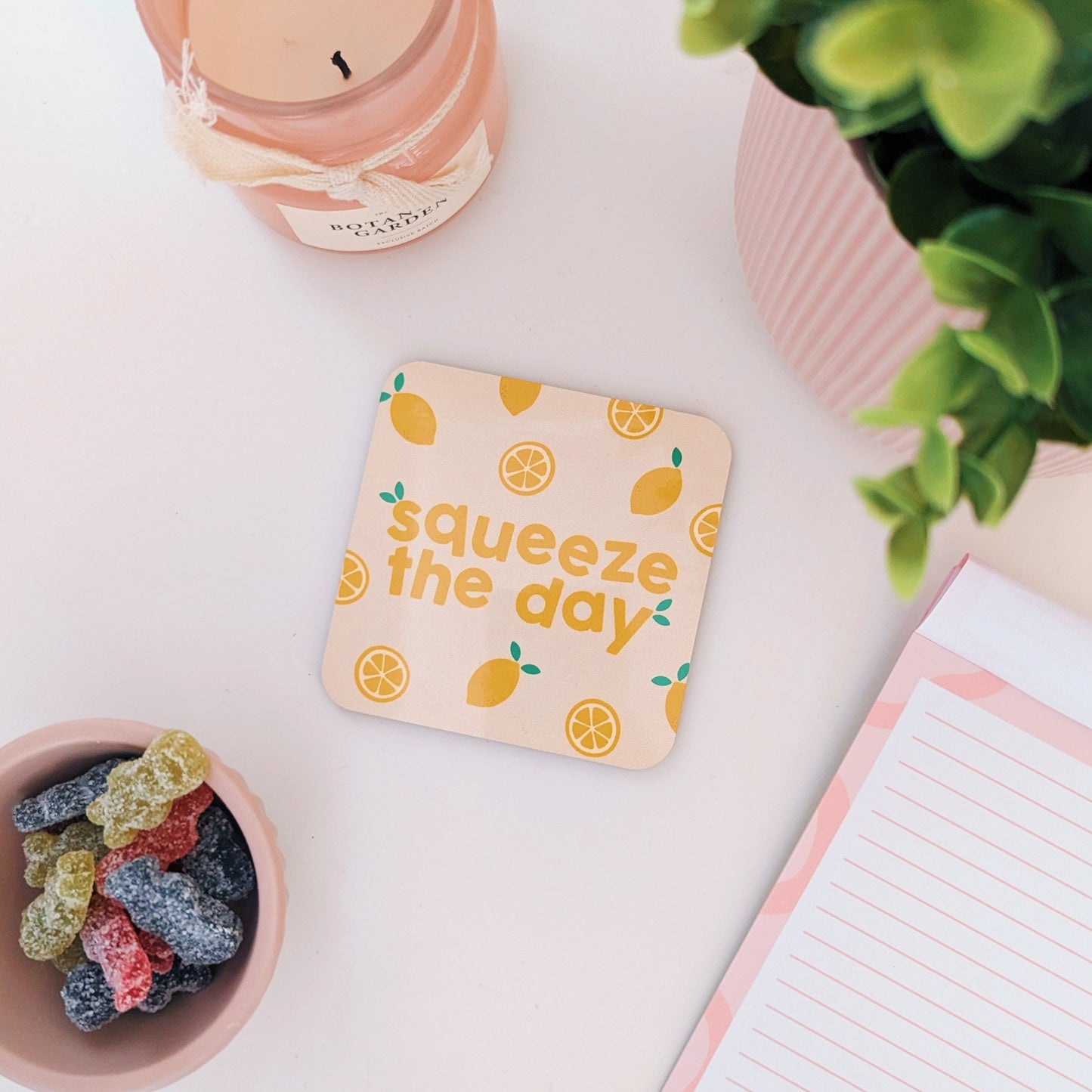 lemon coaster