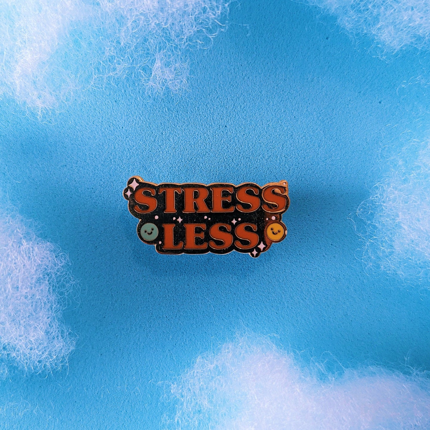 Stress Less Enamel Pin