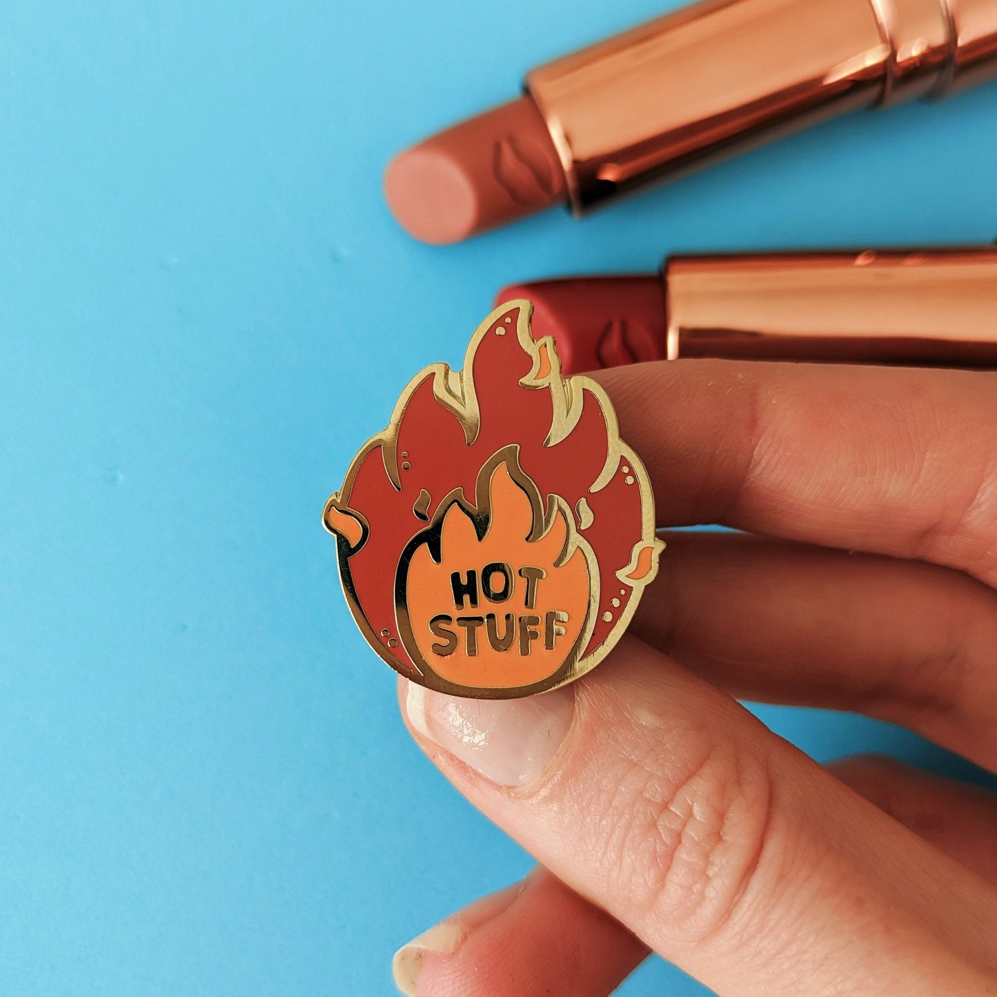 Hot Stuff Enamel Pin - QuinnsPins