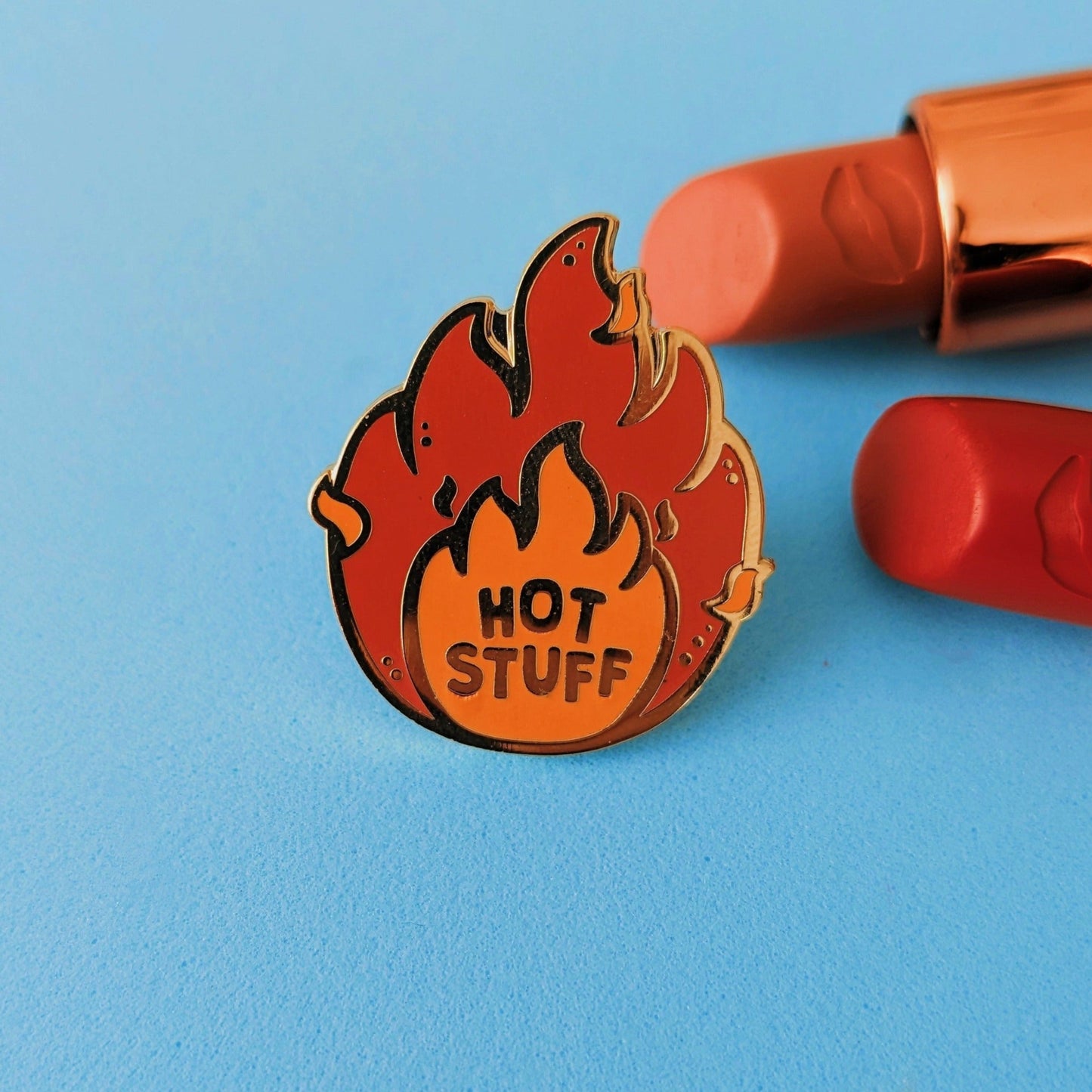Hot Stuff Enamel Pin - QuinnsPins