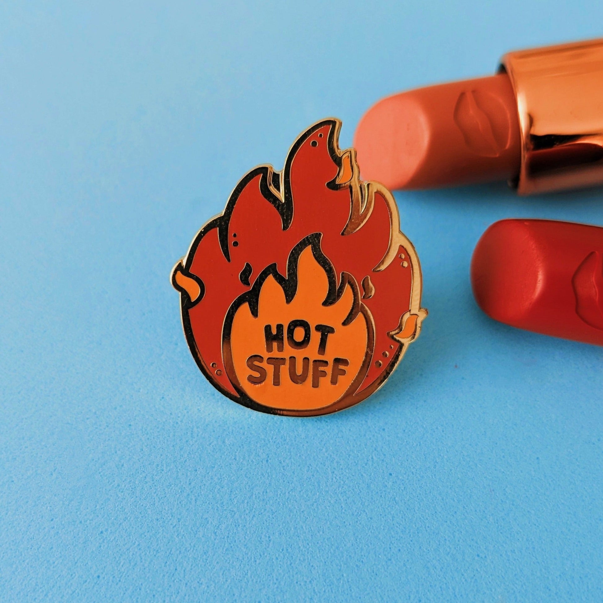 Hot Stuff Enamel Pin - QuinnsPins