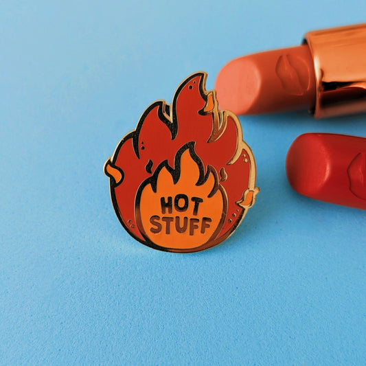 Hot Stuff Enamel Pin - QuinnsPins