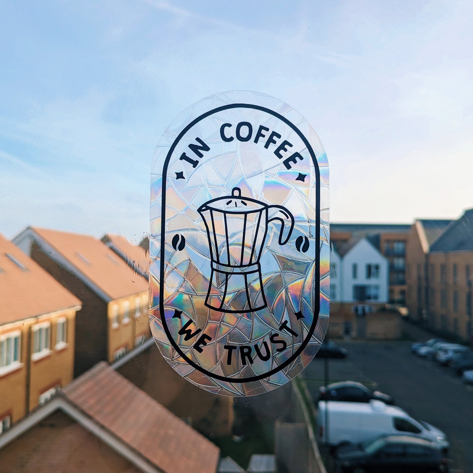 coffee gifts - rainbow suncatcher