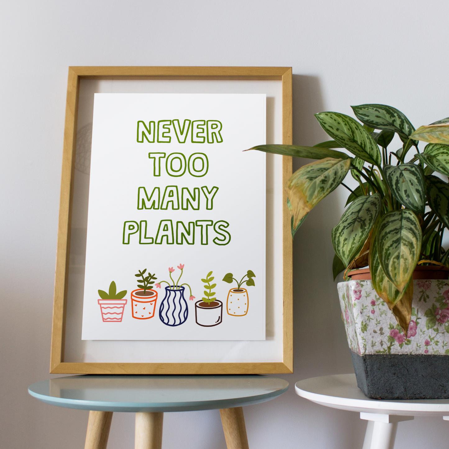A4 Plant Print