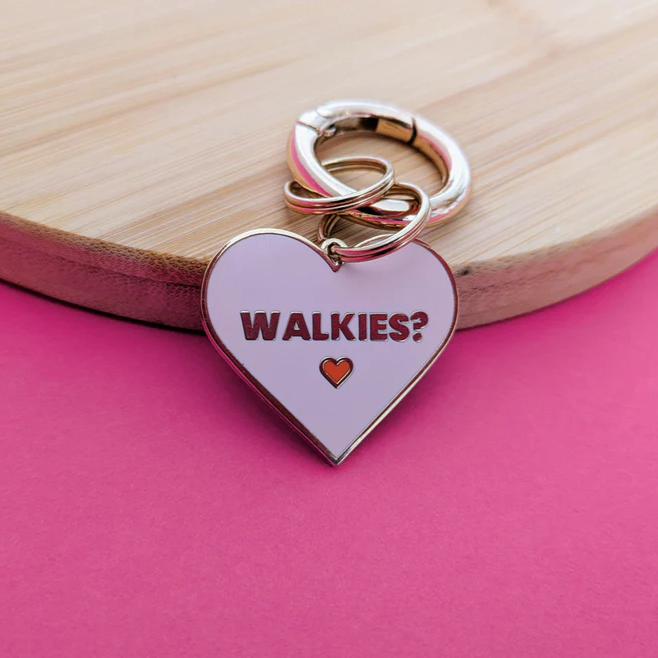 Walkies? Custom Engraved Dog Tag
