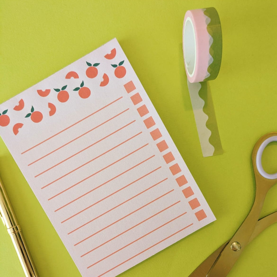 a6 cute notepad checklist