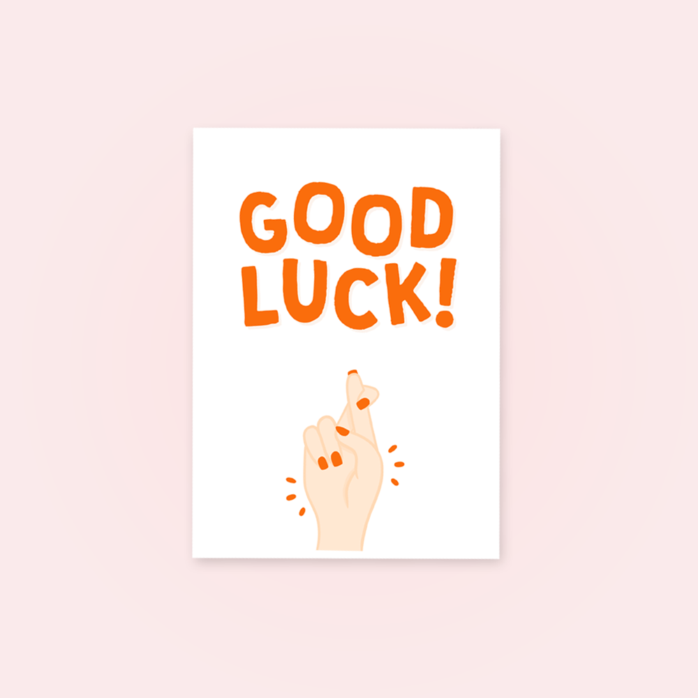 Good Luck Greetings Card