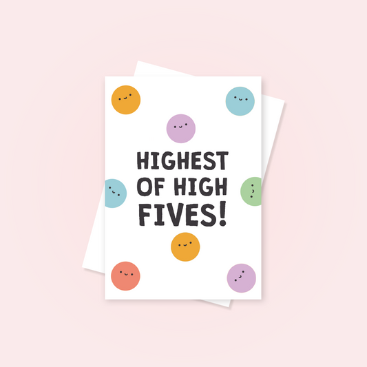 Highest of High Fives Greetings Card