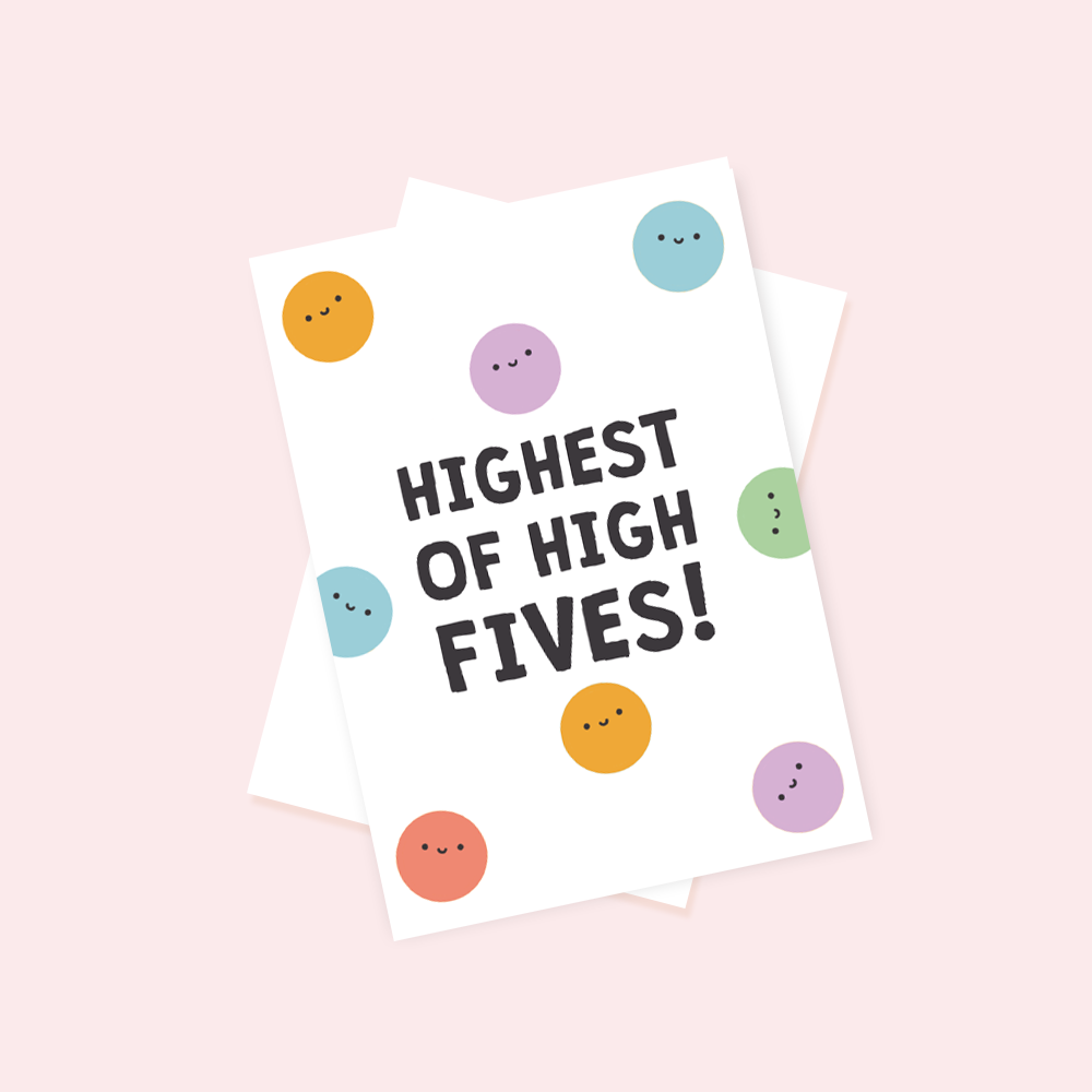 Highest of High Fives Greetings Card