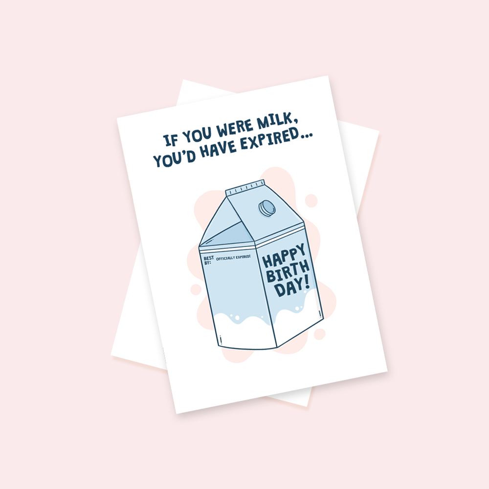 If You Were Milk Greetings Card
