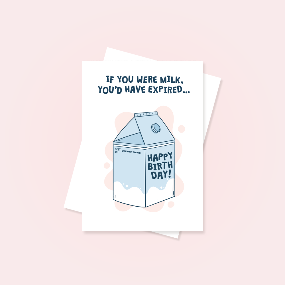 If You Were Milk Greetings Card