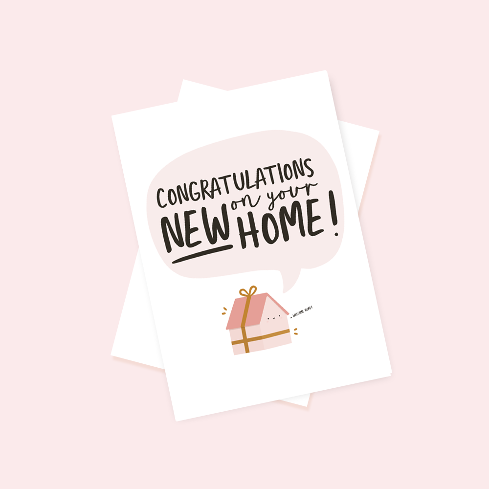 New Home Greetings Card - QuinnsPins