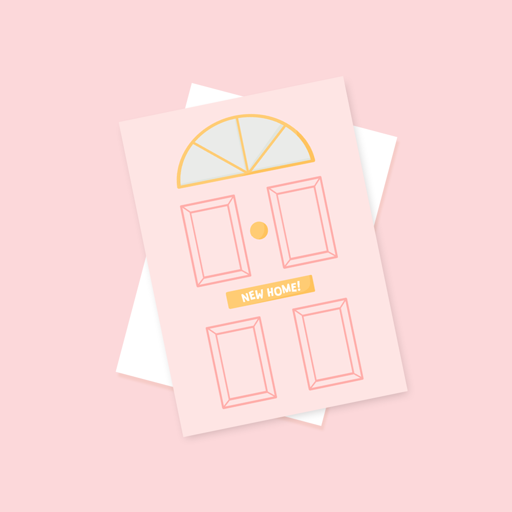 New Home Door Greetings Card