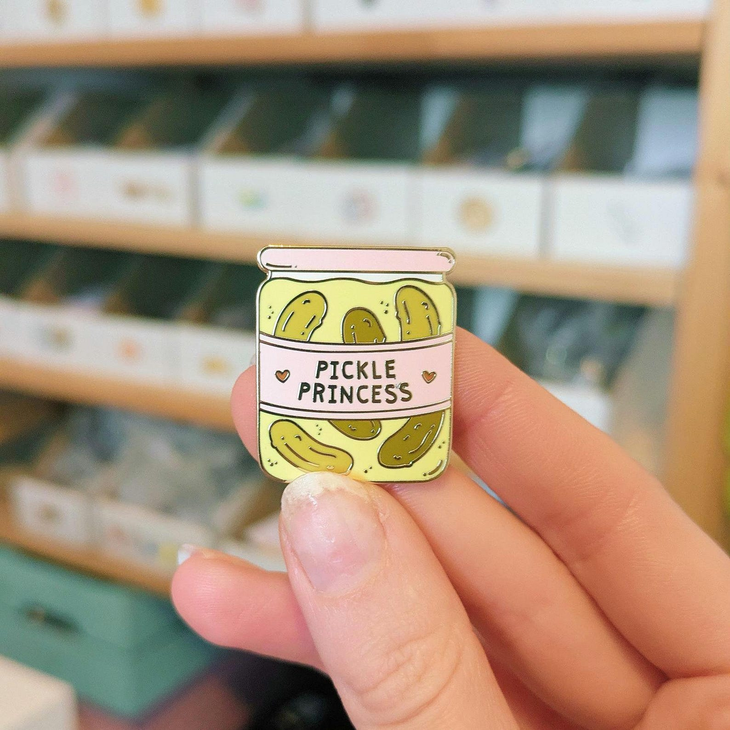 Pickle Princess Enamel Pin