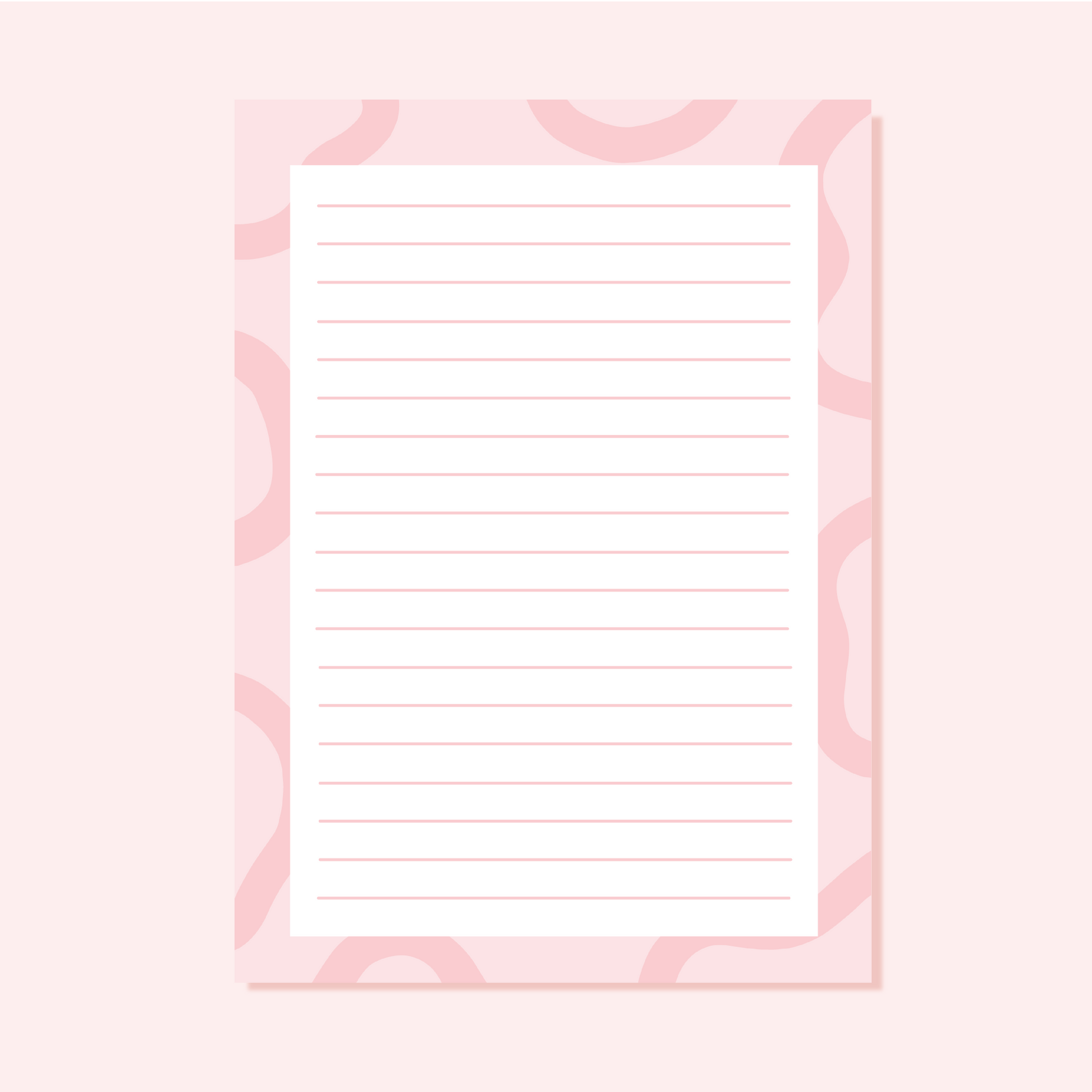 Pink A6 notepad 
