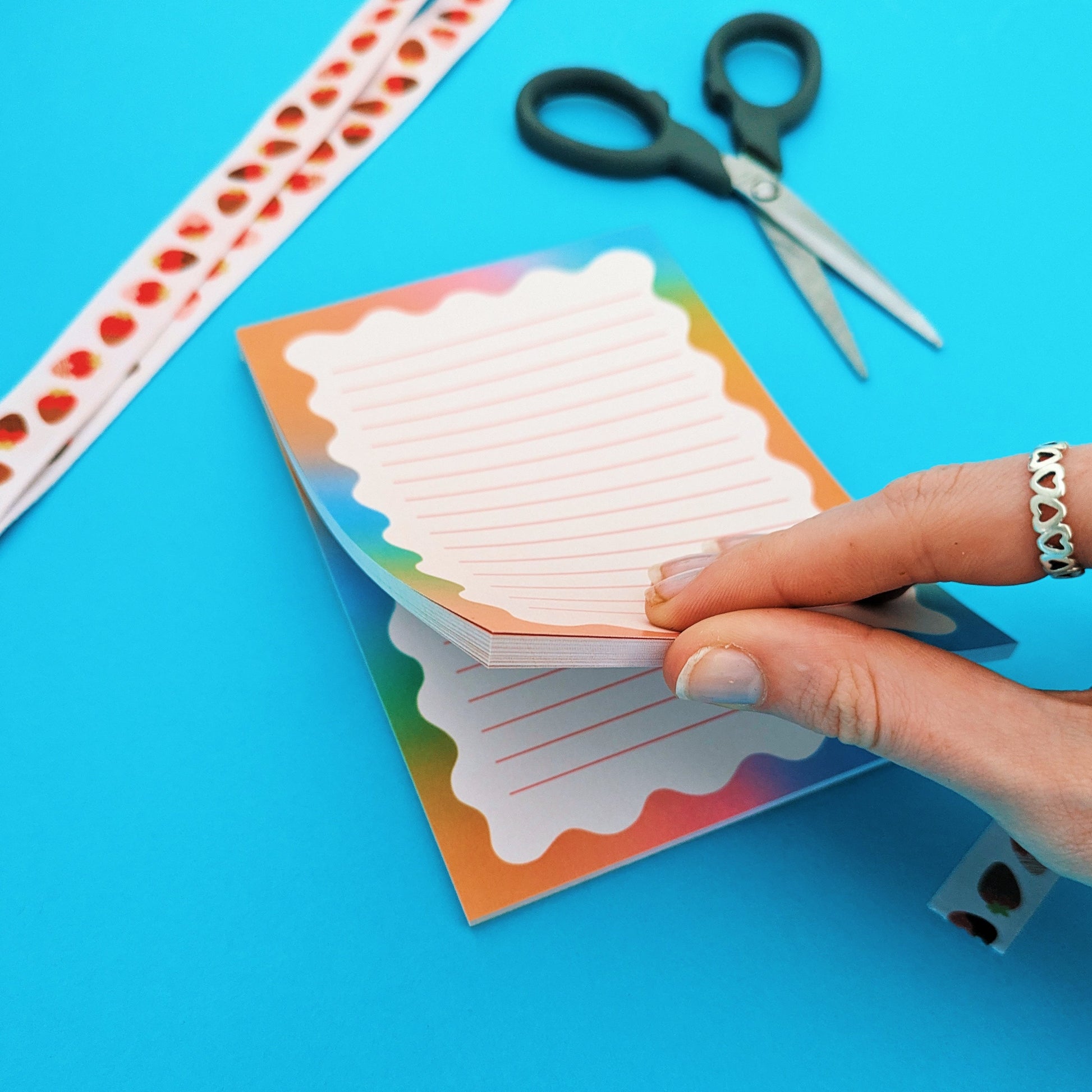 cute A6 notepad