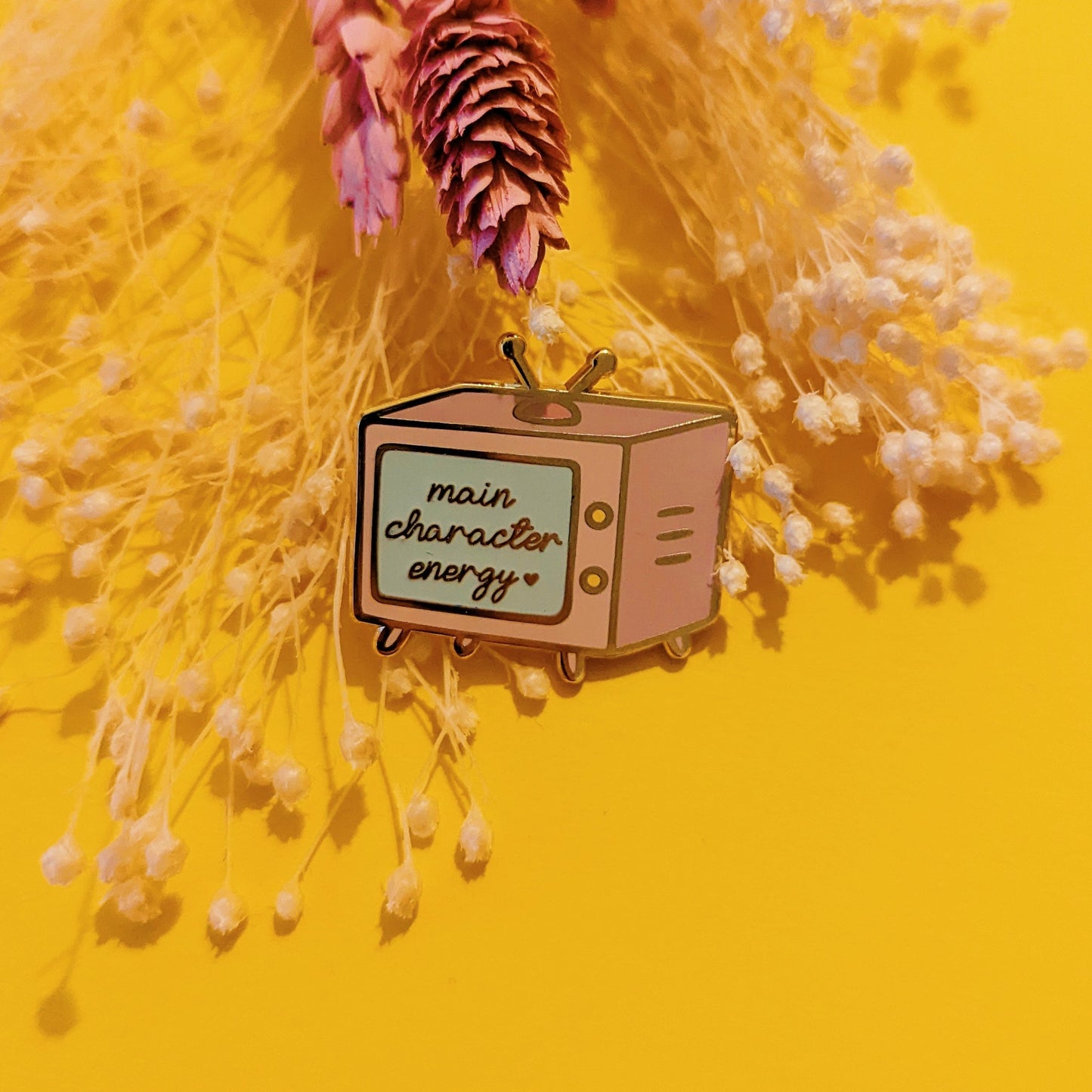 Main Character Energy Enamel Pin