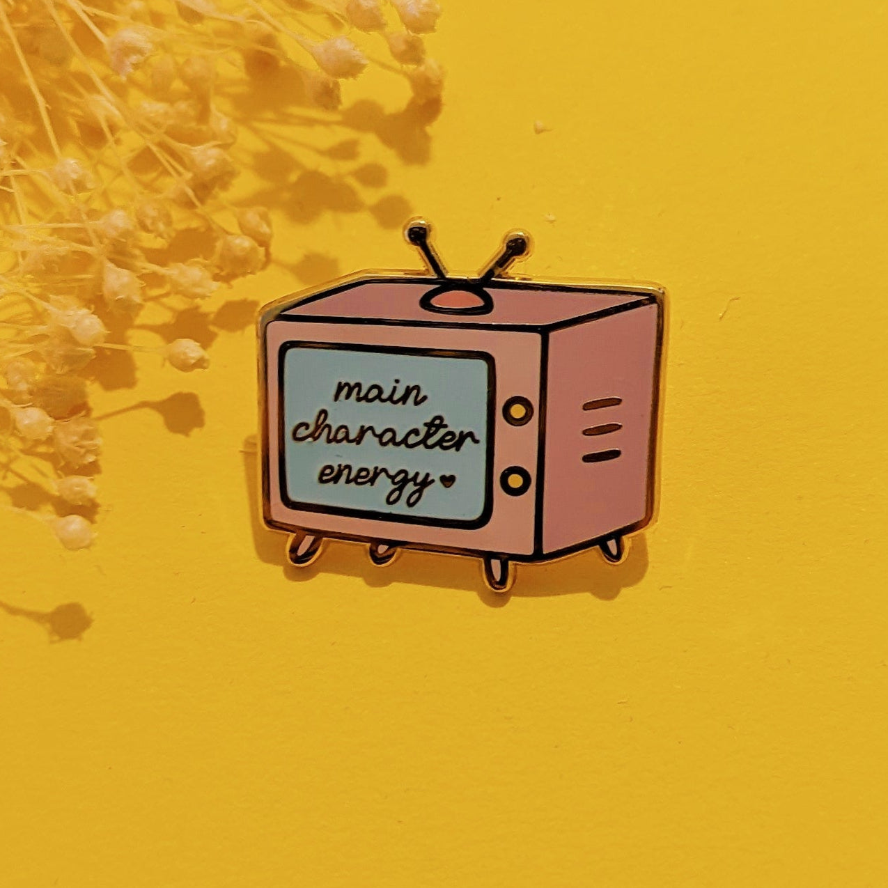 Main Character Energy Enamel Pin