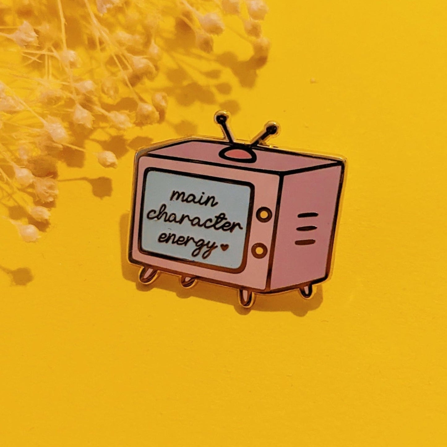 Main Character Energy Enamel Pin