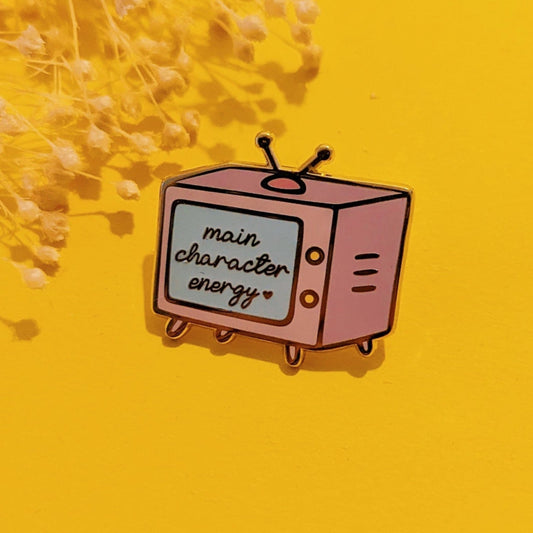 Main Character Energy Enamel Pin