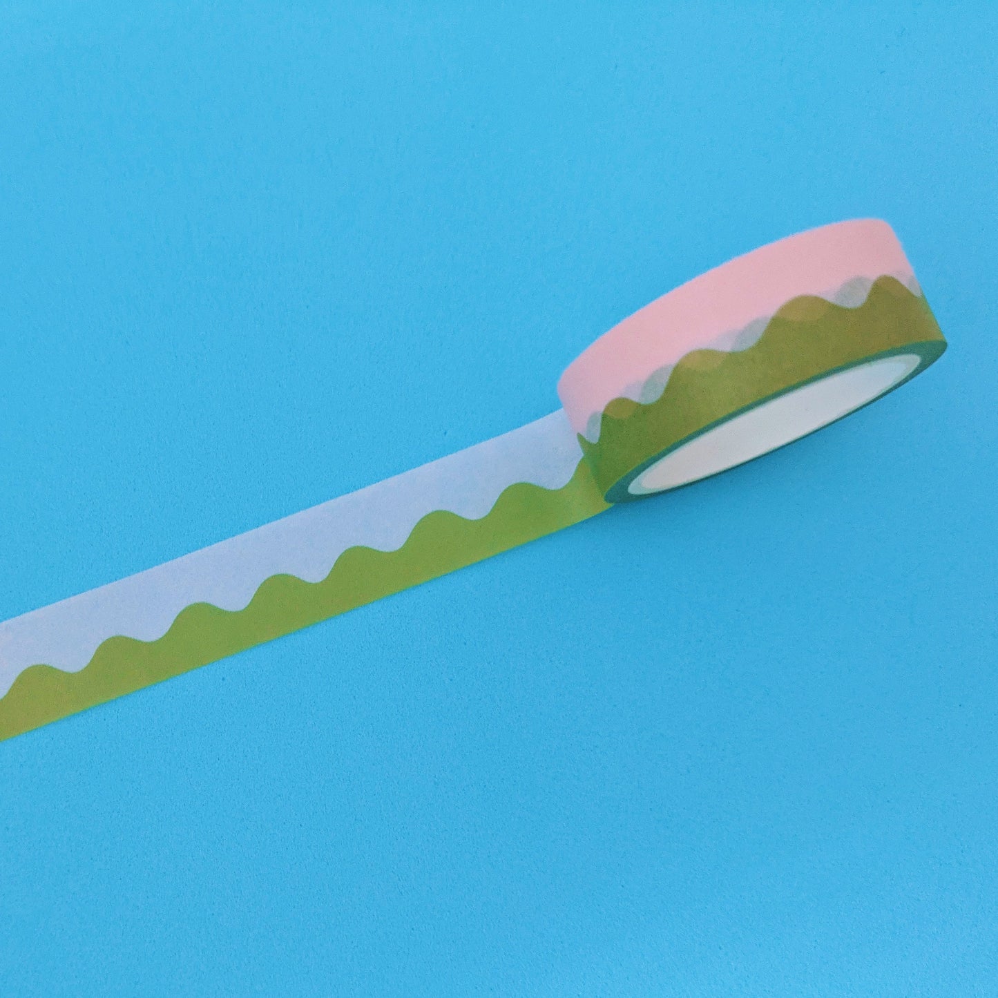 Sage Wavey Washi Tape