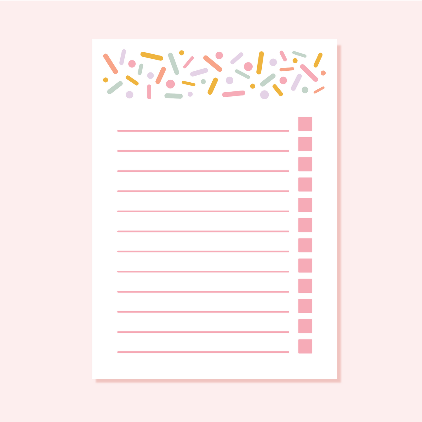 Sprinkles A6 Notepad - QuinnsPins