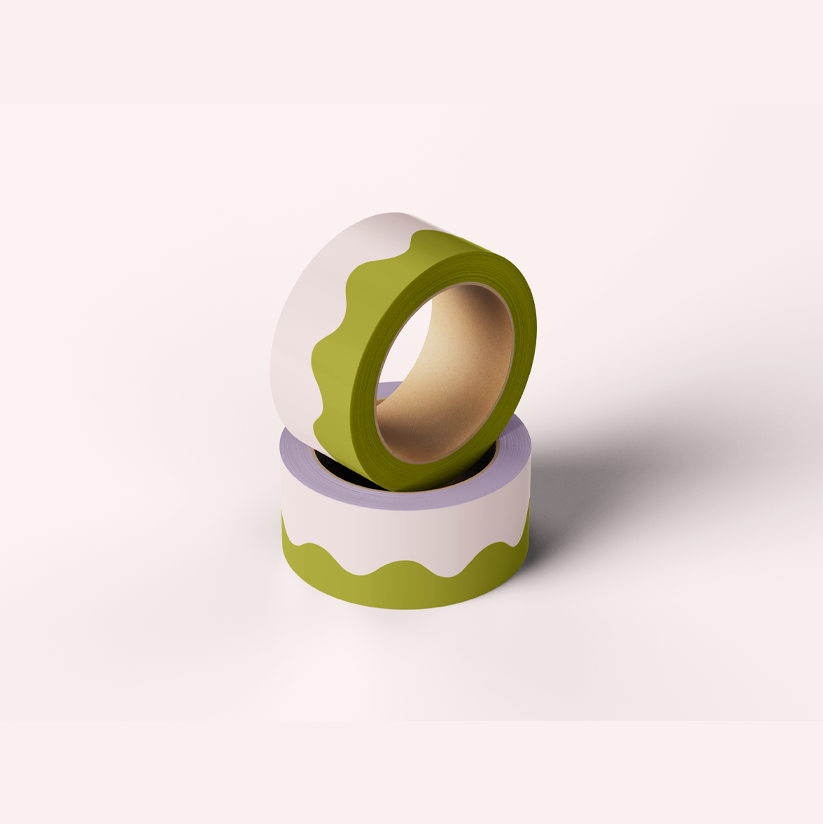 Sage Wavey Washi Tape