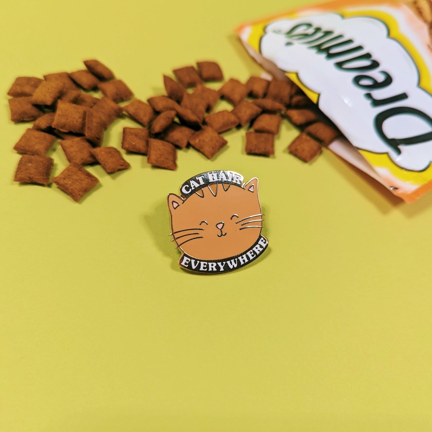 cat lovers enamel pin