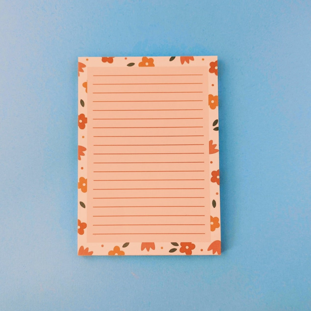 Pretty floral notepad