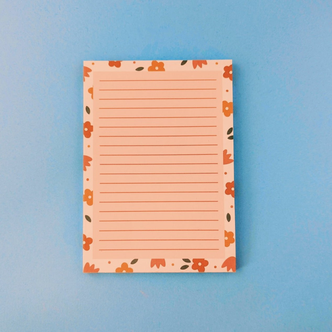Pretty floral notepad 