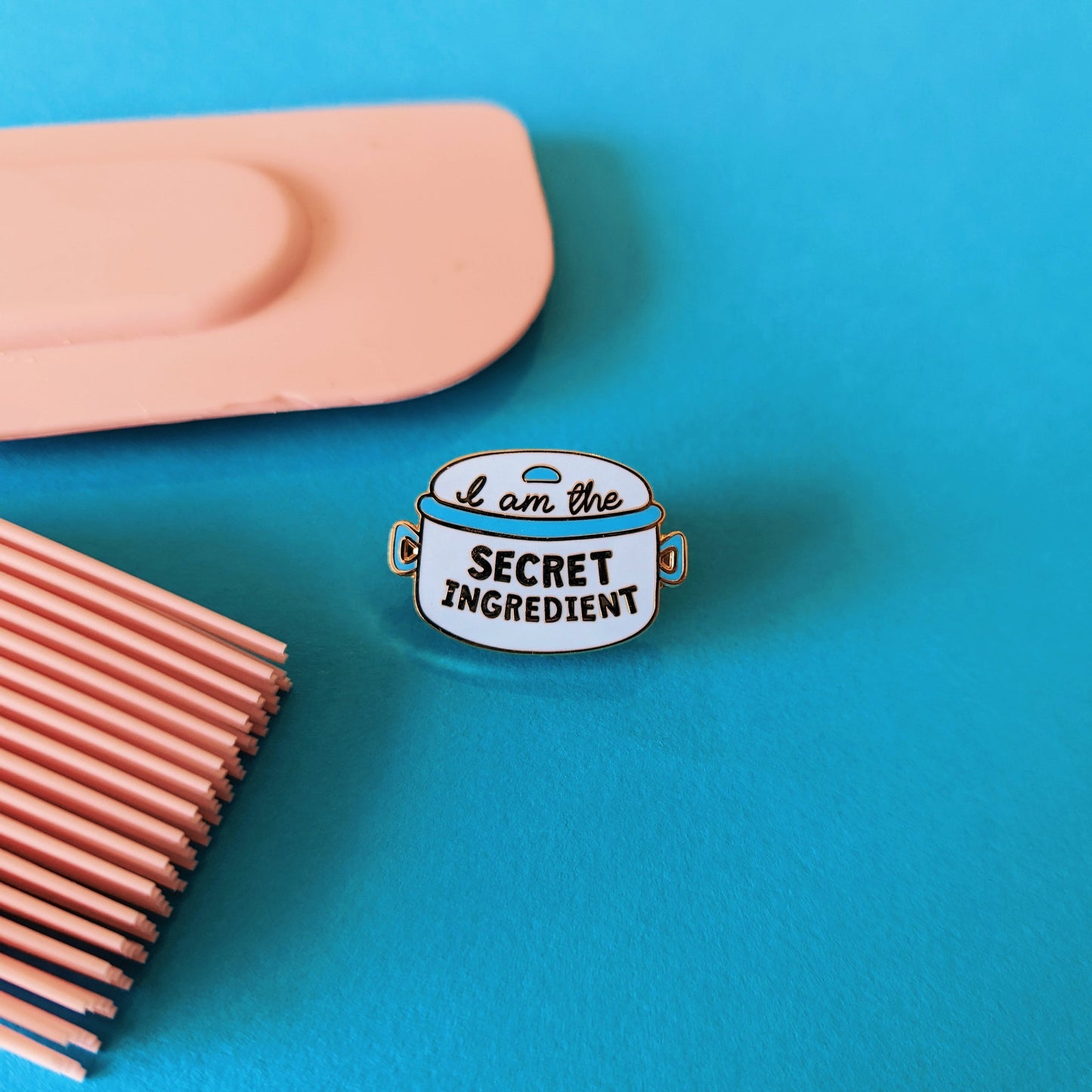I am the Secret Ingredient Enamel Pin Badge
