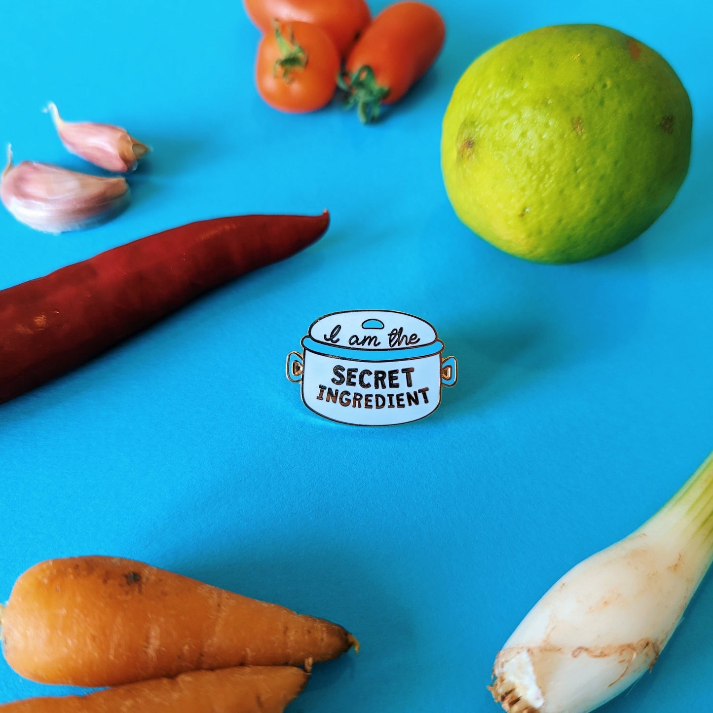 I am the Secret Ingredient Enamel Pin Badge