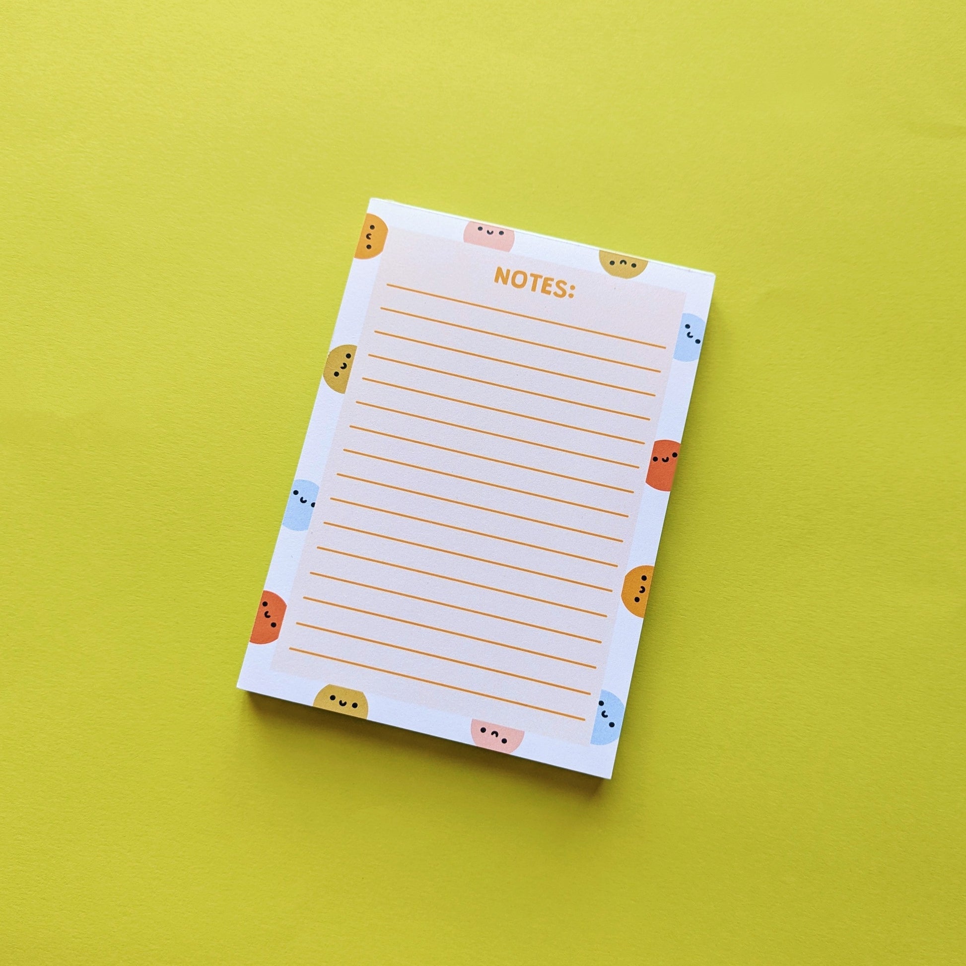 Cute A6 notepad