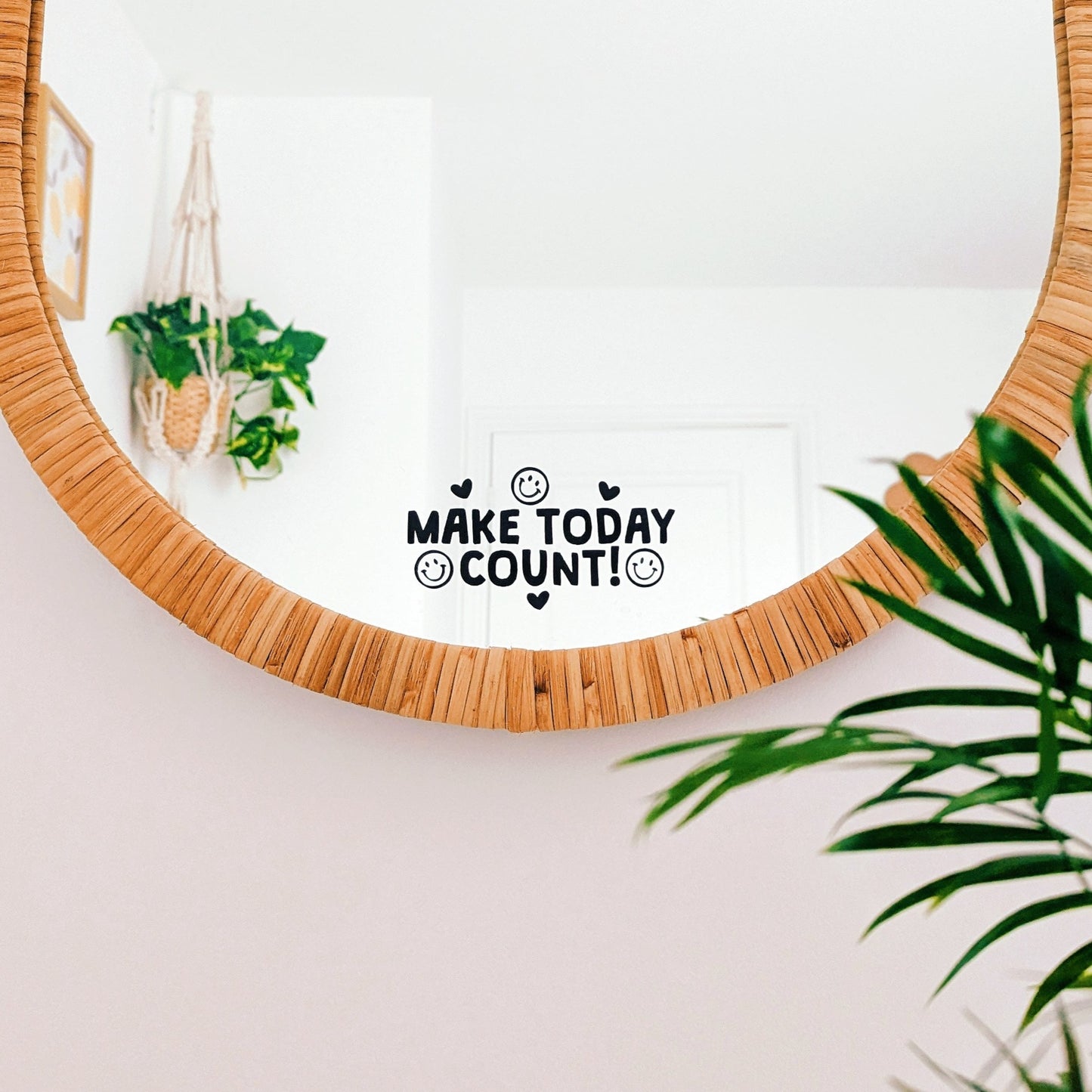 Make Today Count Mirror Decal