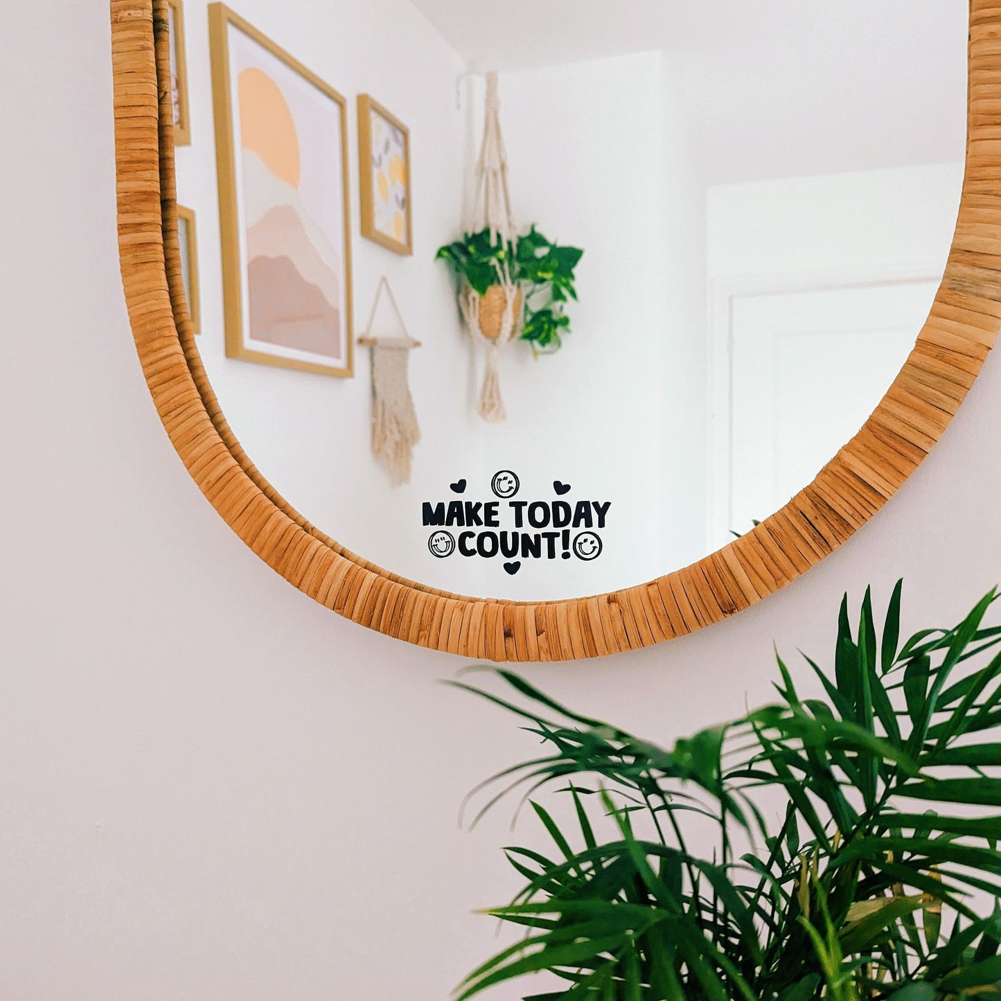 Make Today Count Mirror Decal