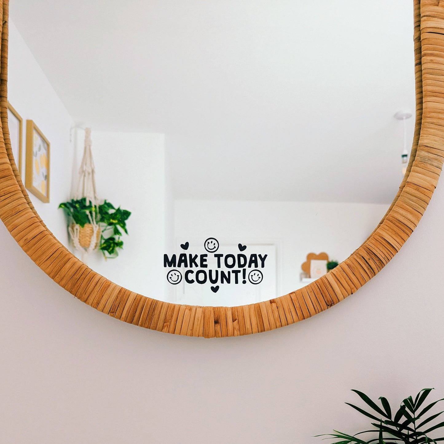 Make Today Count Mirror Decal