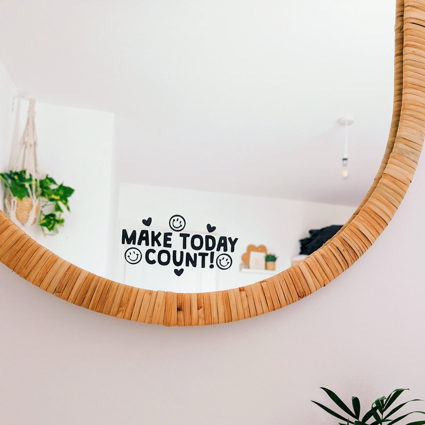 Make Today Count Mirror Decal