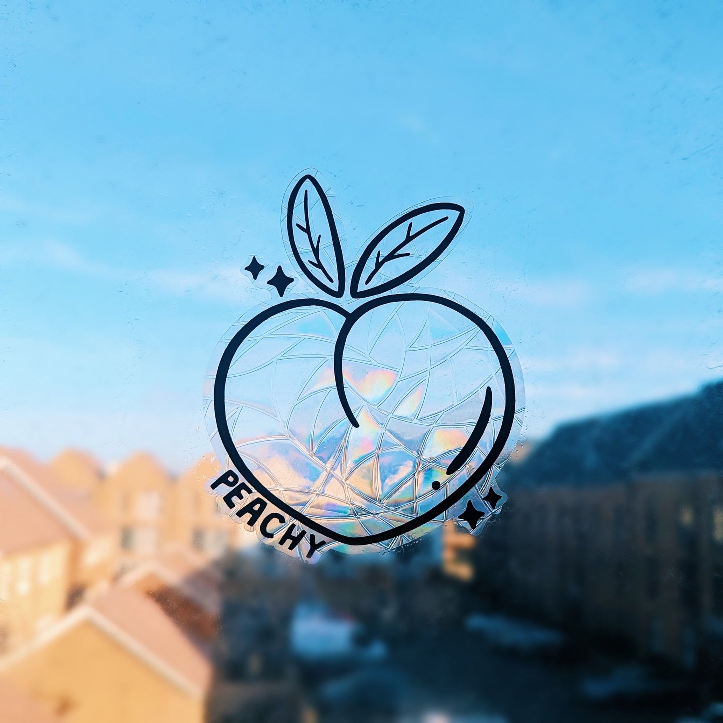 Peachy Suncatcher Sticker